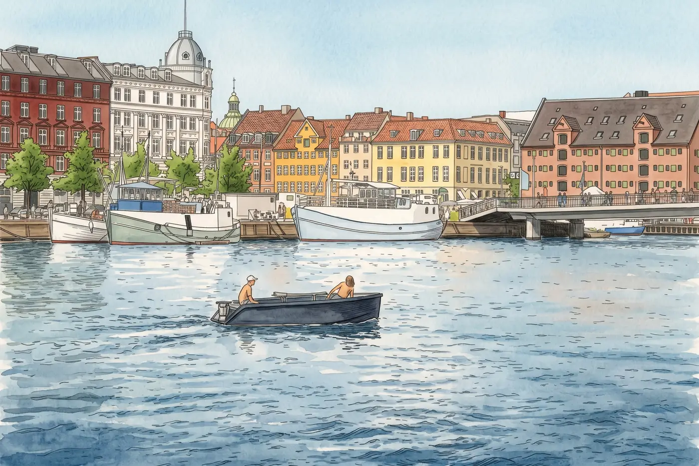 GoBoat in Copenhagen: rent a boat near Nyhavn
