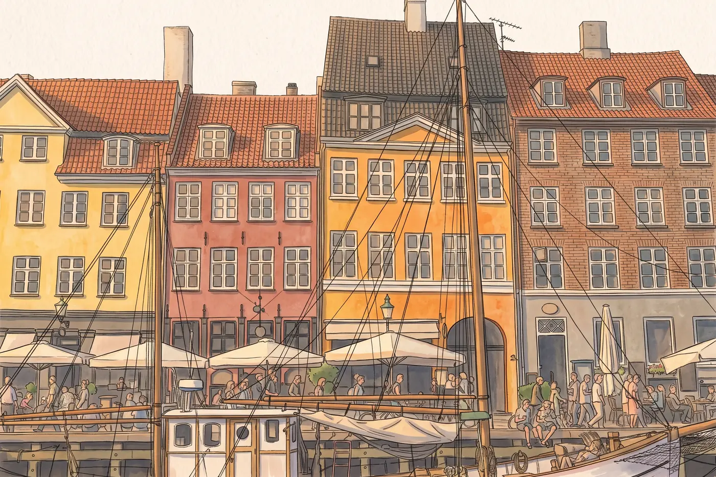 Nyhavn in summer